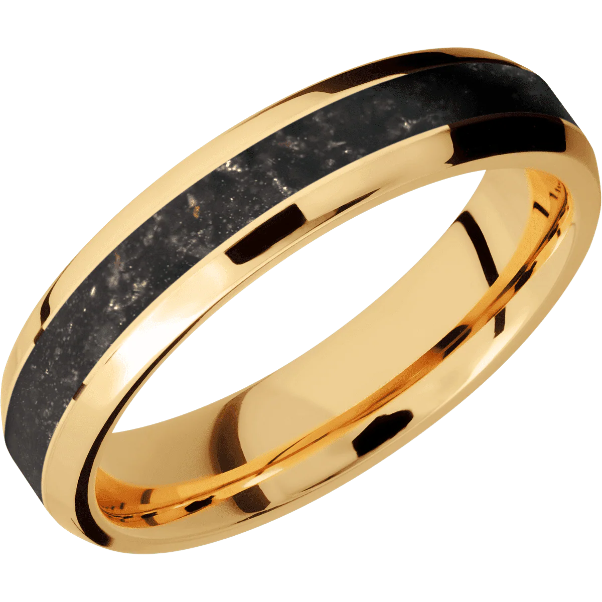 14K Yellow Gold + Polish , Polish Finish - Image 2