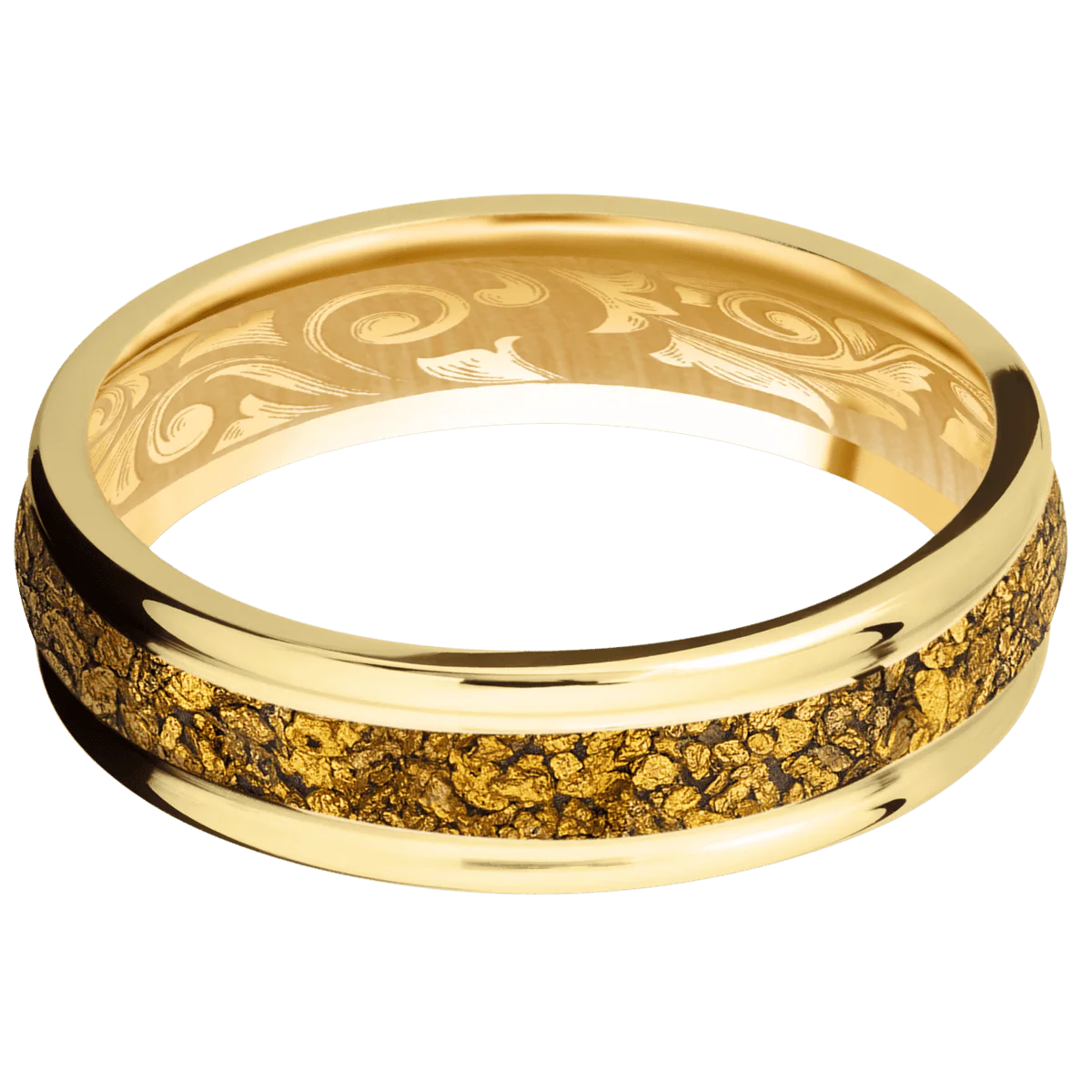 14K Yellow Gold + Polish , Polish Finish - Image 3