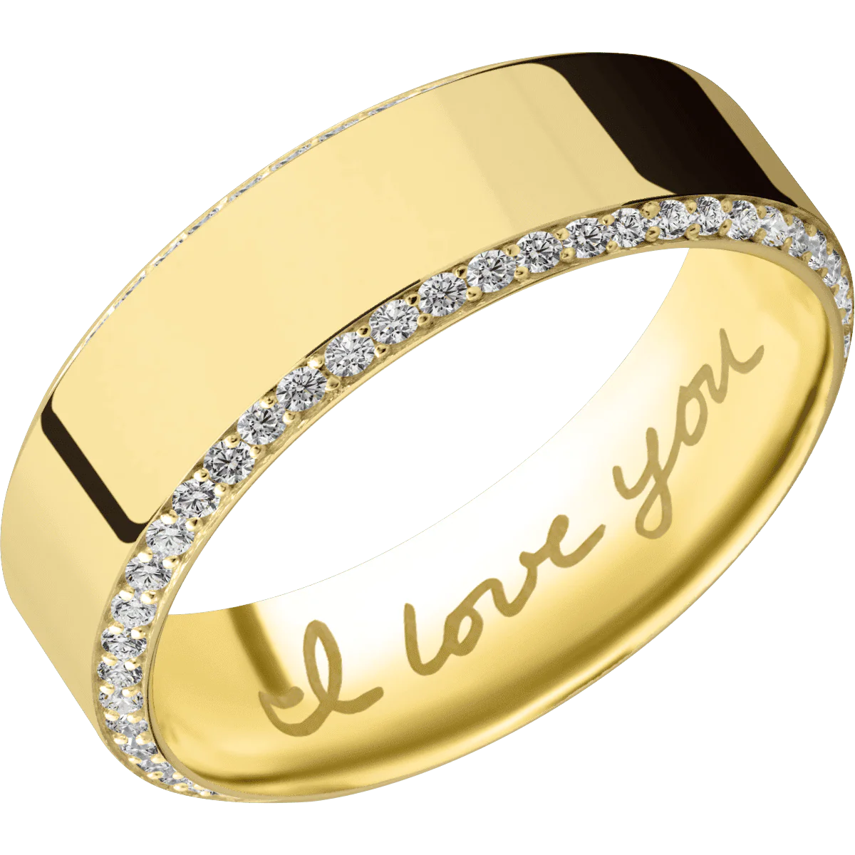 14K Yellow Gold + Polish , Polish Finish - Image 2