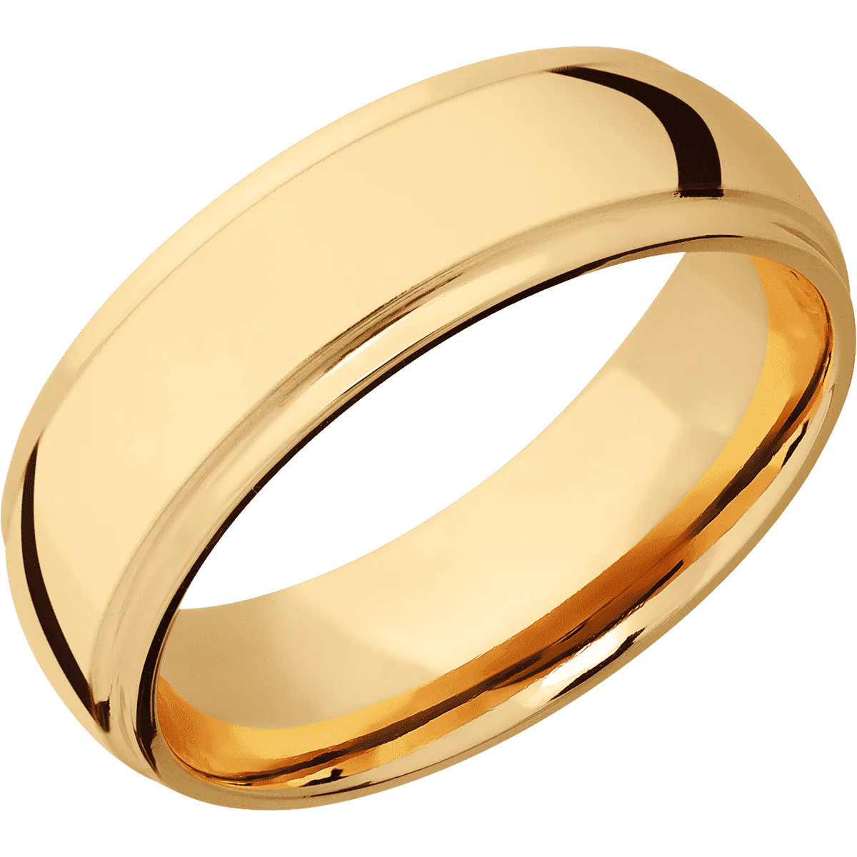 14K Yellow Gold + Polish , Polish Finish - Image 2