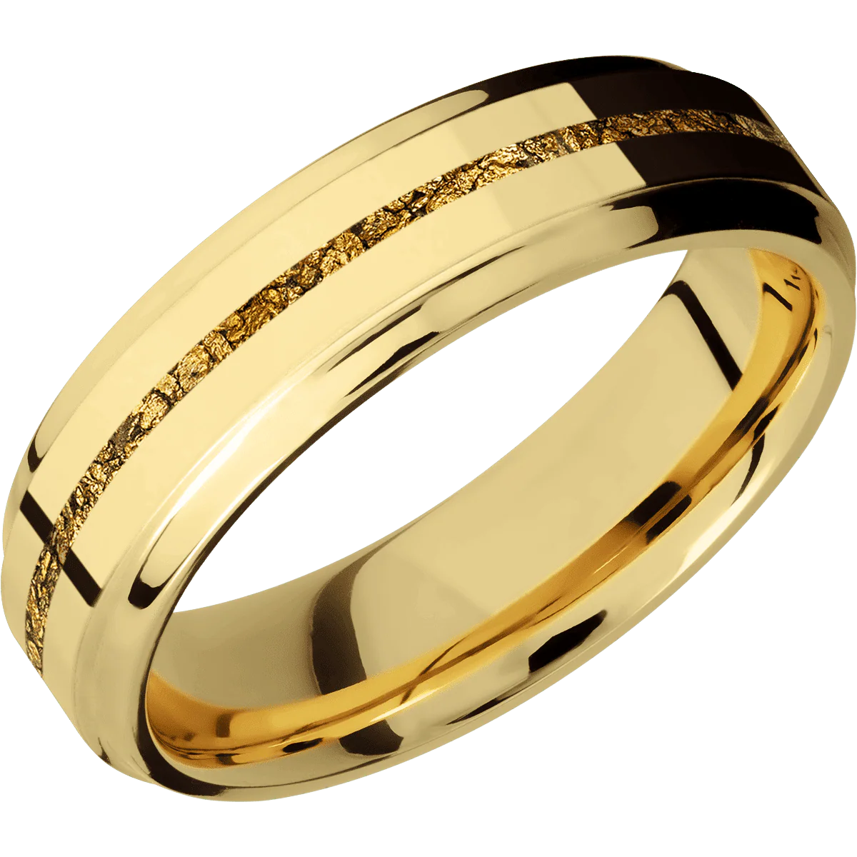 14K Yellow Gold + Polish , Polish Finish - Image 2