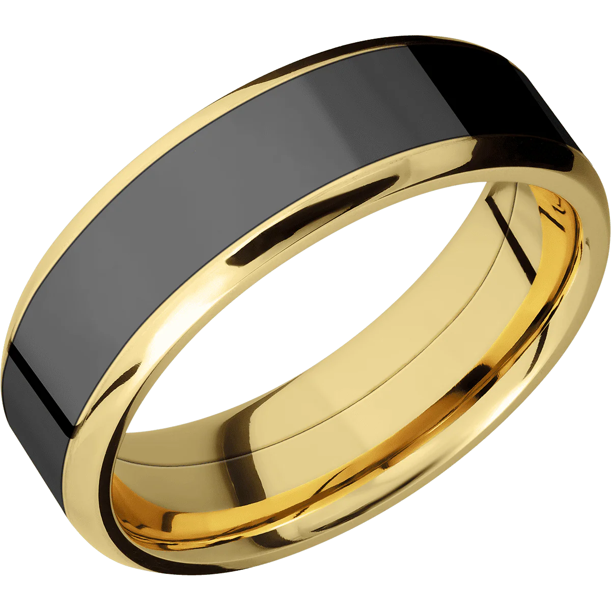 14K Yellow Gold + Polish , Polish Finish - Image 2