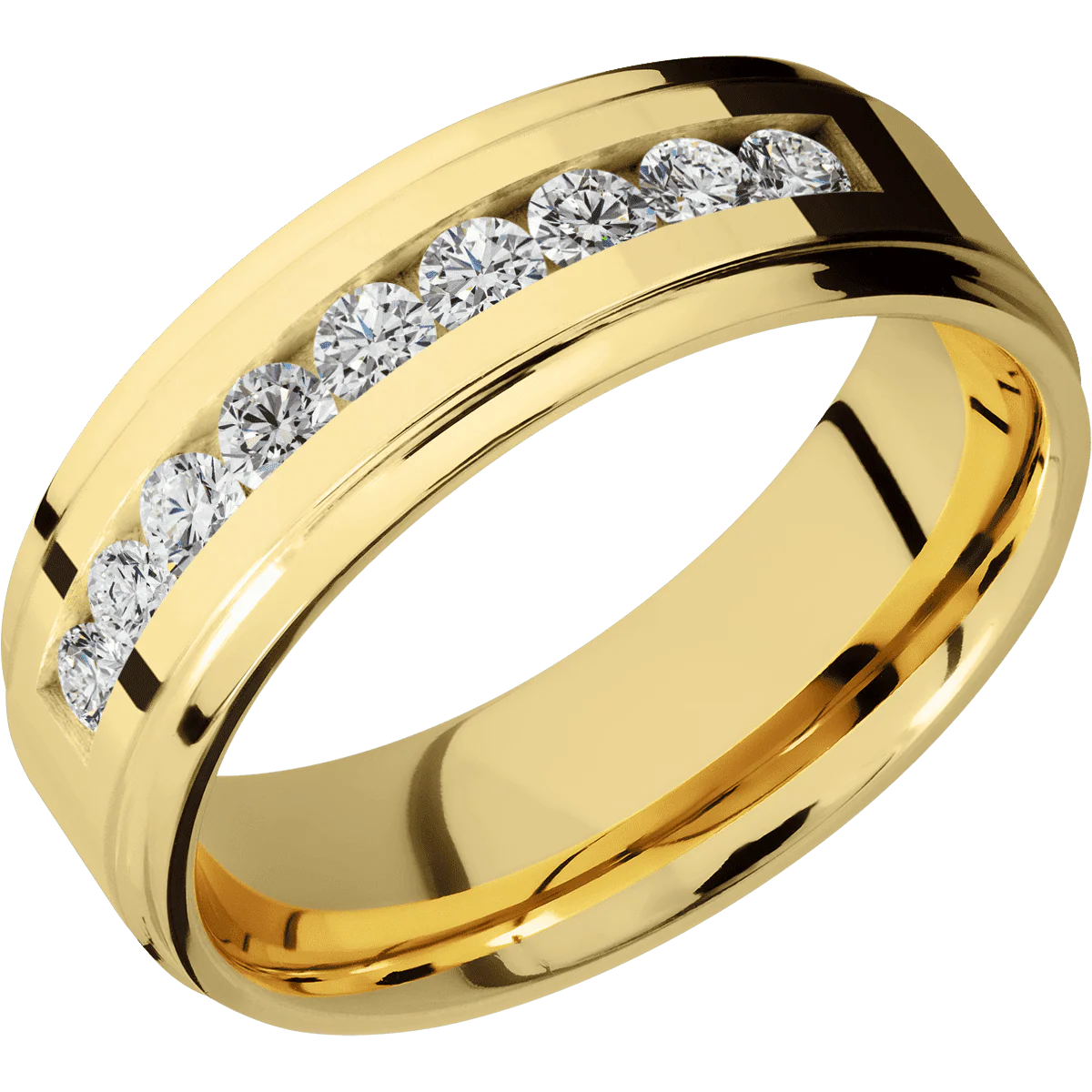 14K Yellow Gold + Polish , Polish Finish - Image 2