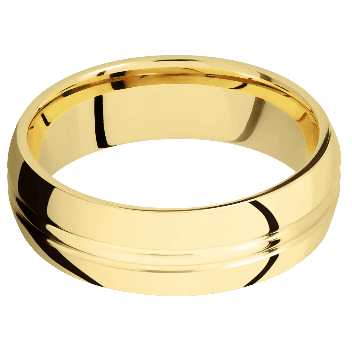 14K Yellow Gold + Polish , Polish Finish - Image 3