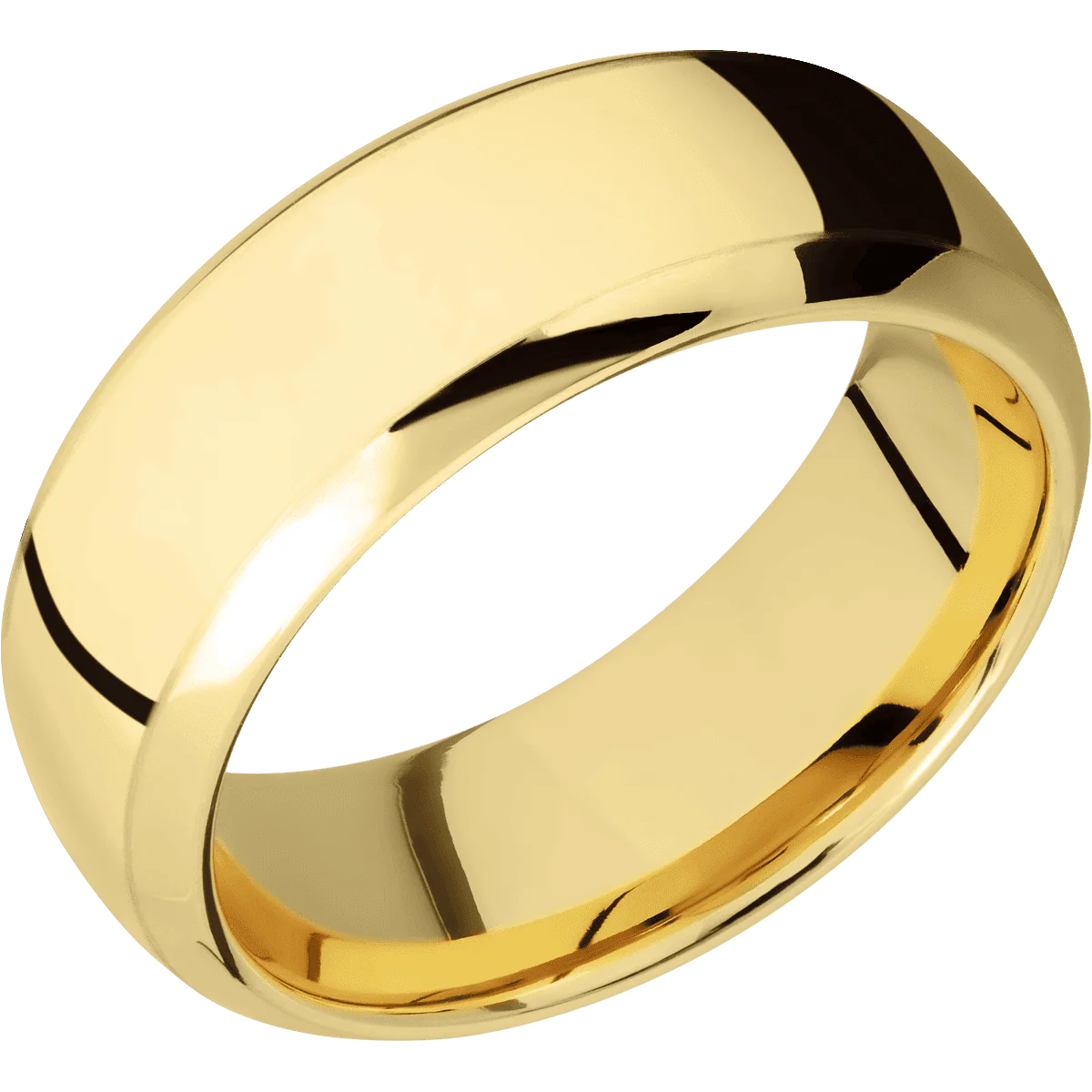 14K Yellow Gold + Polish , Polish Finish - Image 2