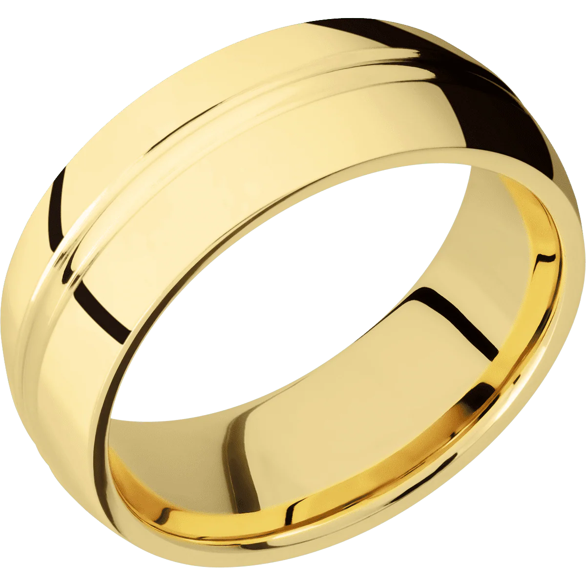 14K Yellow Gold + Polish , Polish Finish - Image 2