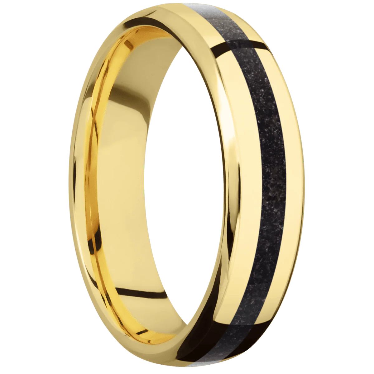 14K Yellow Gold + Polish , Polish Finish
