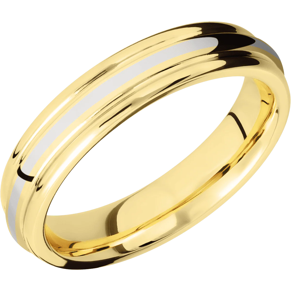 14K Yellow Gold + Polish , Polish Finish - Image 2