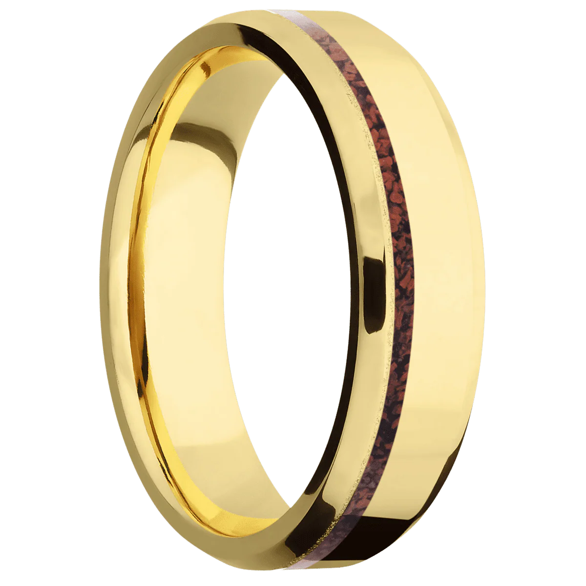 14K Yellow Gold + Polish , Polish Finish