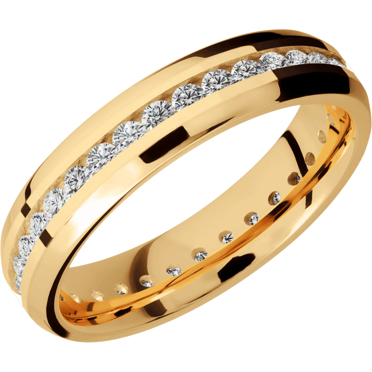 14K Yellow Gold + Polish , Polish Finish - Image 2