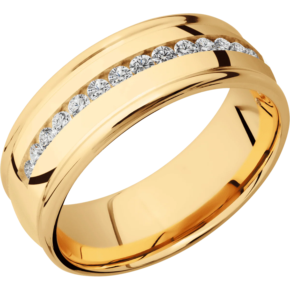 14K Yellow Gold + Polish , Polish Finish - Image 2
