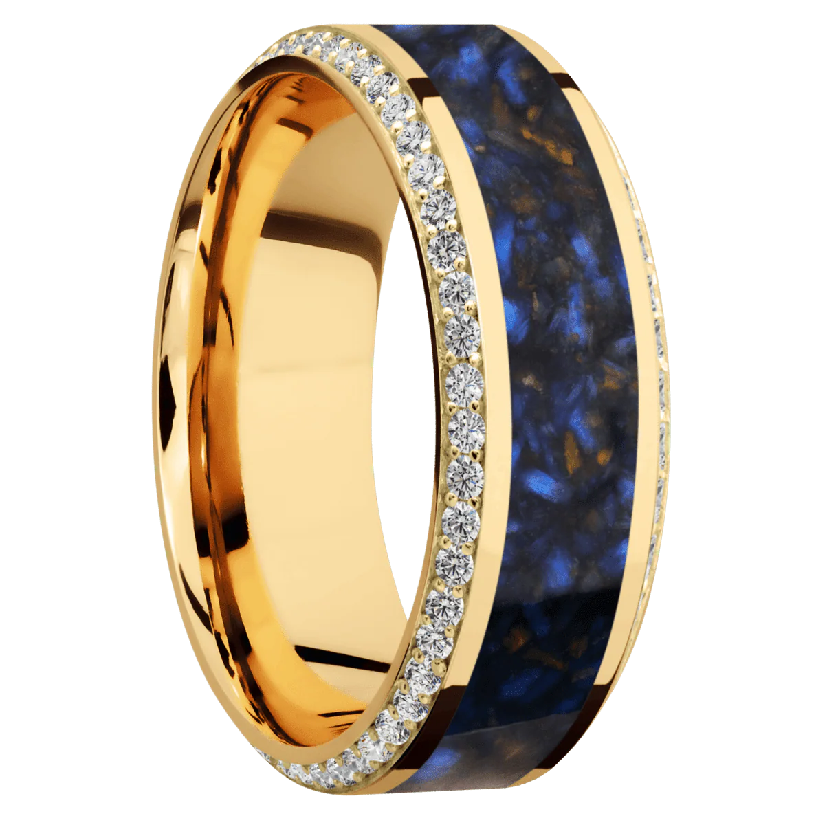 14K Yellow Gold + Polish , Polish Finish