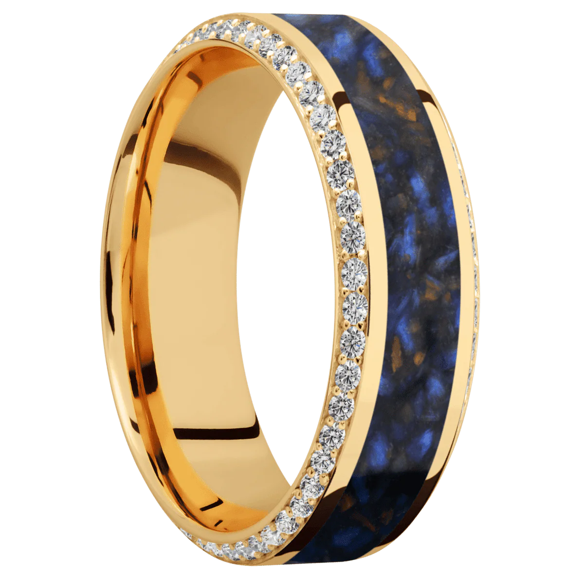 14K Yellow Gold + Polish , Polish Finish