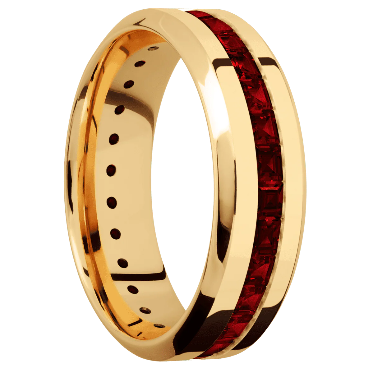 14K Yellow Gold + Polish , Polish Finish