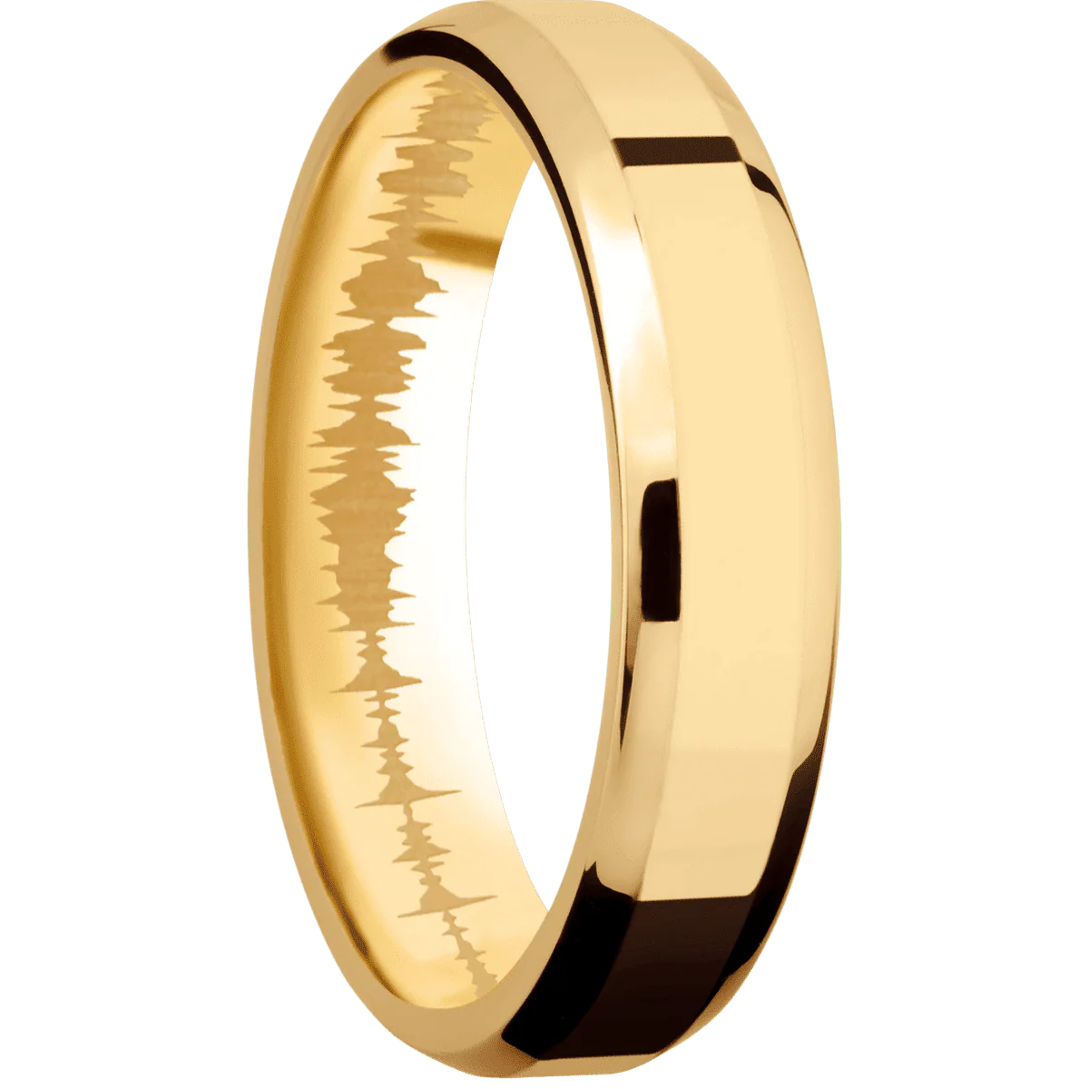 14K Yellow Gold + Polish , Polish Finish