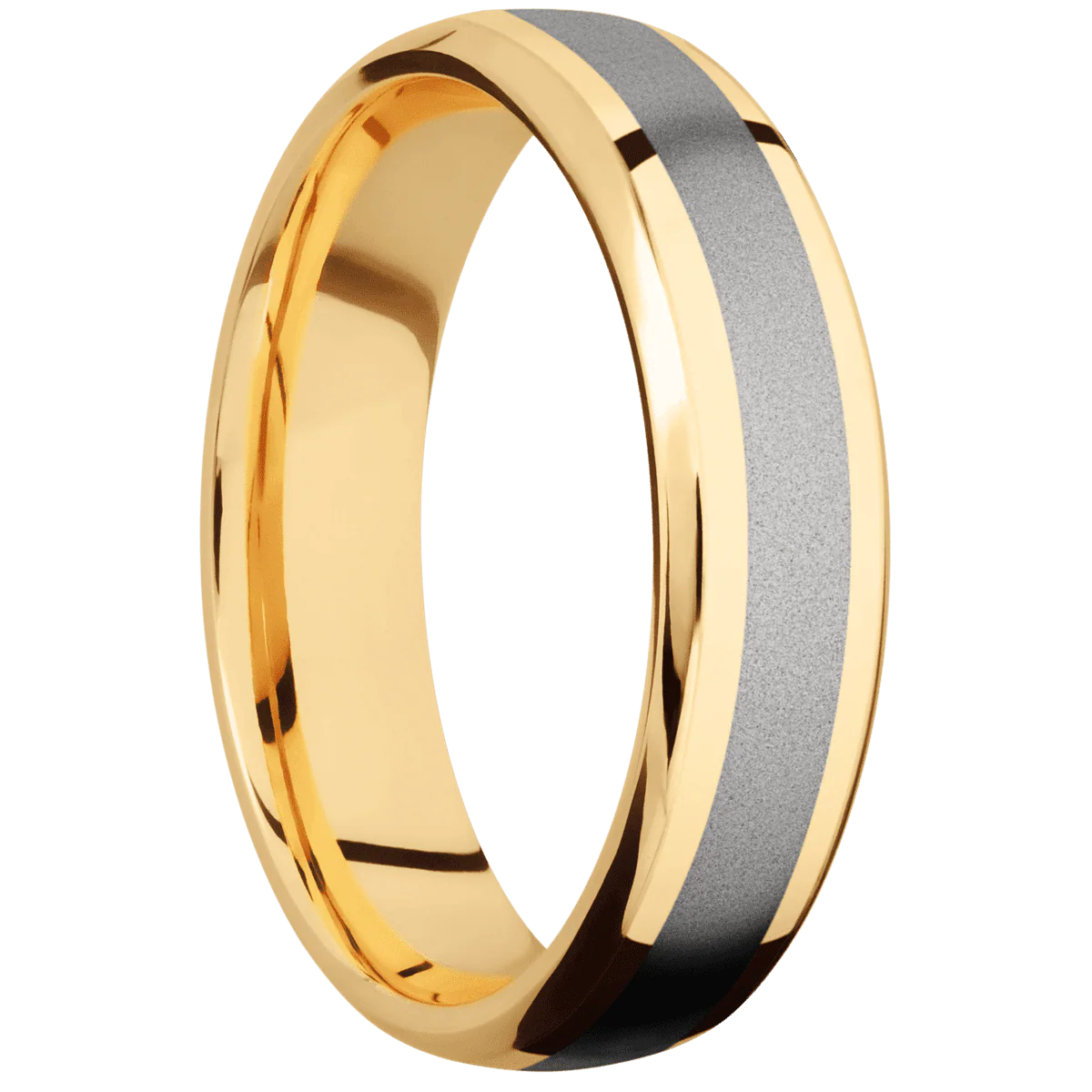 14K Yellow Gold + Polish , Polish Finish