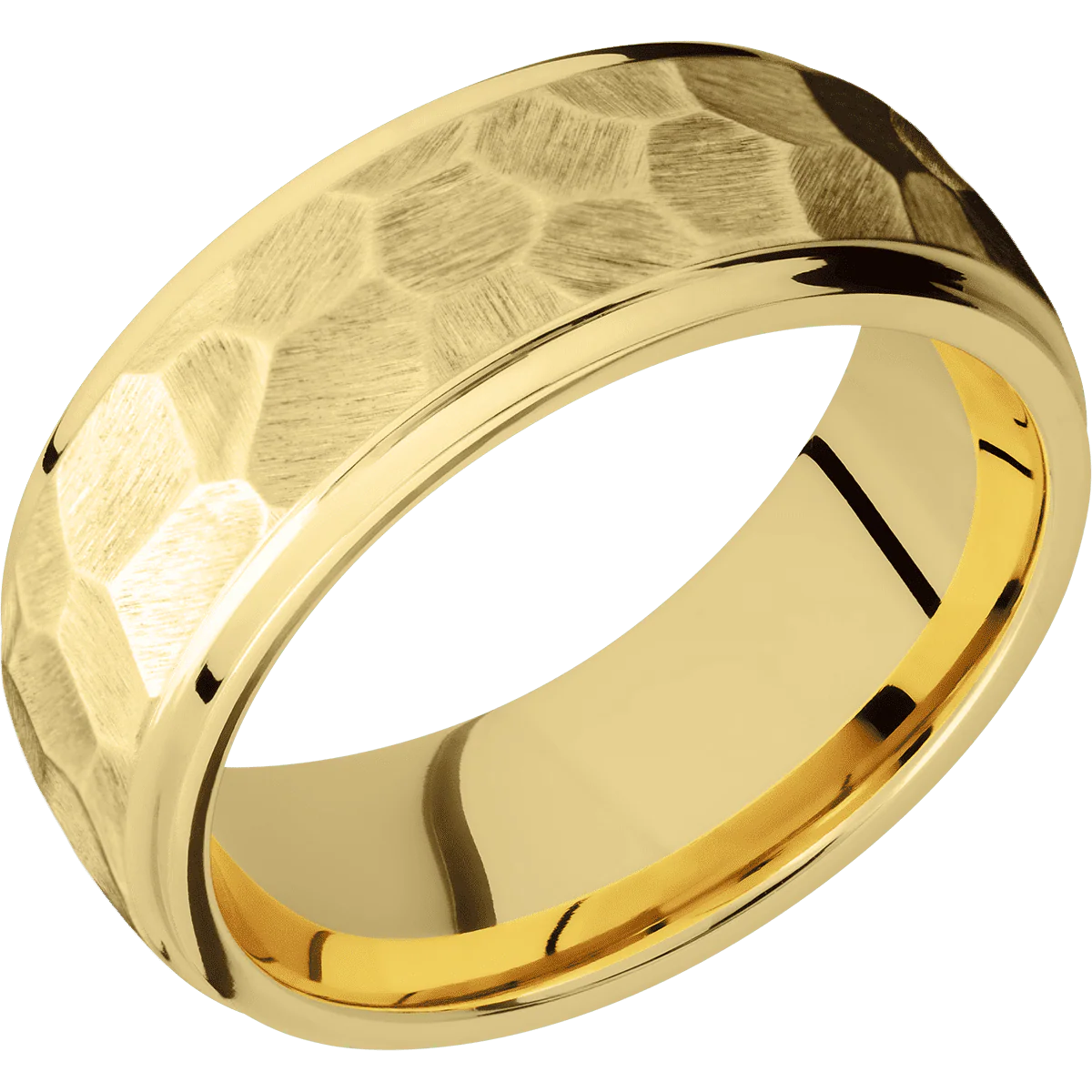14K Yellow Gold + Rock , Polish Finish - Image 2