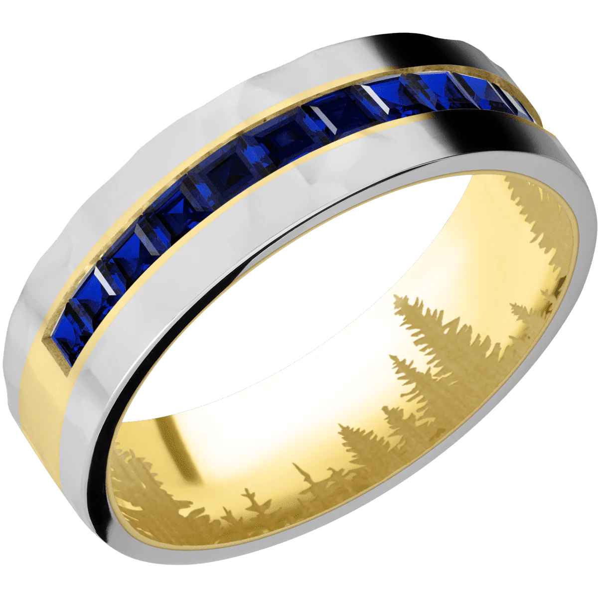 14K Yellow Gold + Rockpolish Finish - Image 2