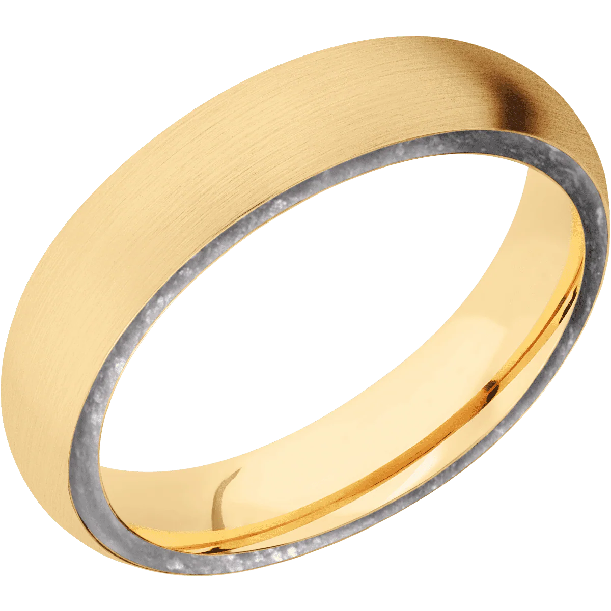 14K Yellow Gold + Satin Finish - Image 2