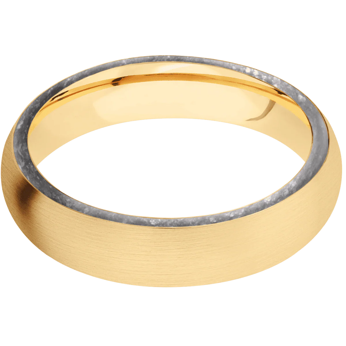 14K Yellow Gold + Satin Finish - Image 3