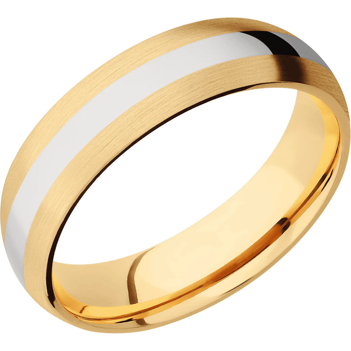 14K Yellow Gold + Satin Finish - Image 2