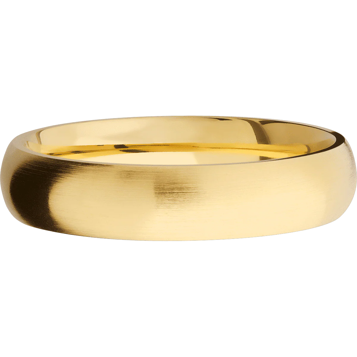 14K Yellow Gold + Satin Finish - Image 3