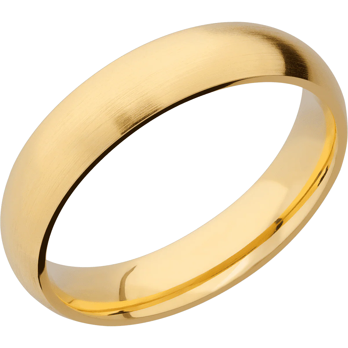 14K Yellow Gold + Satin Finish - Image 2