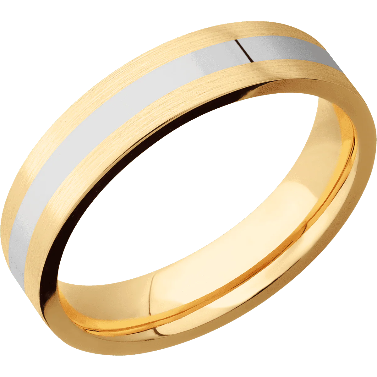 14K Yellow Gold + Satin Finish - Image 2