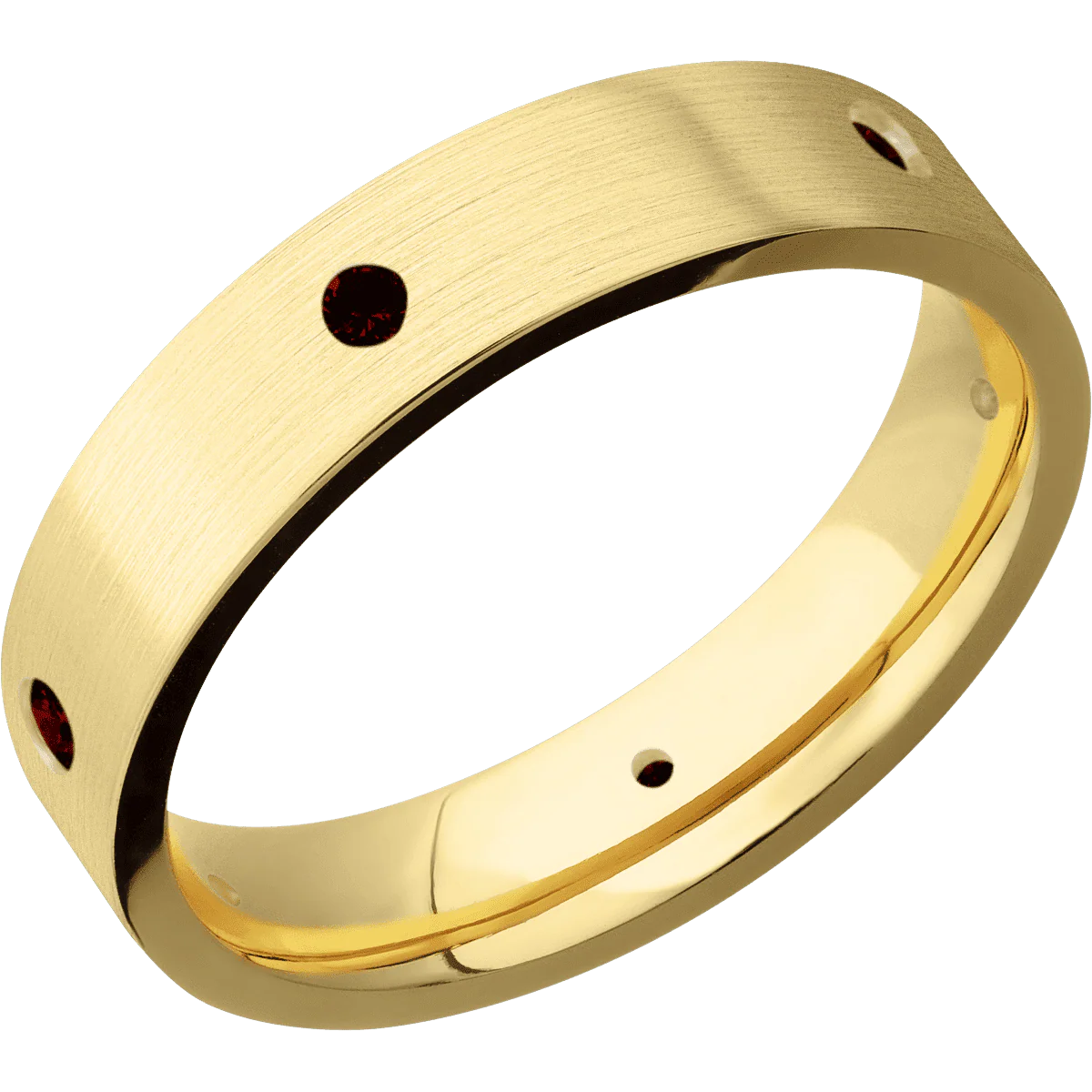 14K Yellow Gold + Satin Finish - Image 2