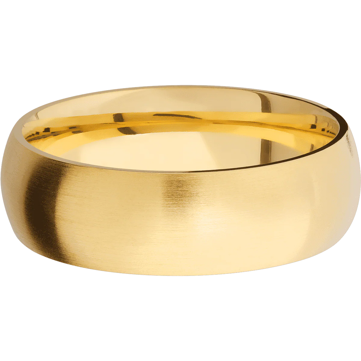 14K Yellow Gold + Satin Finish - Image 3