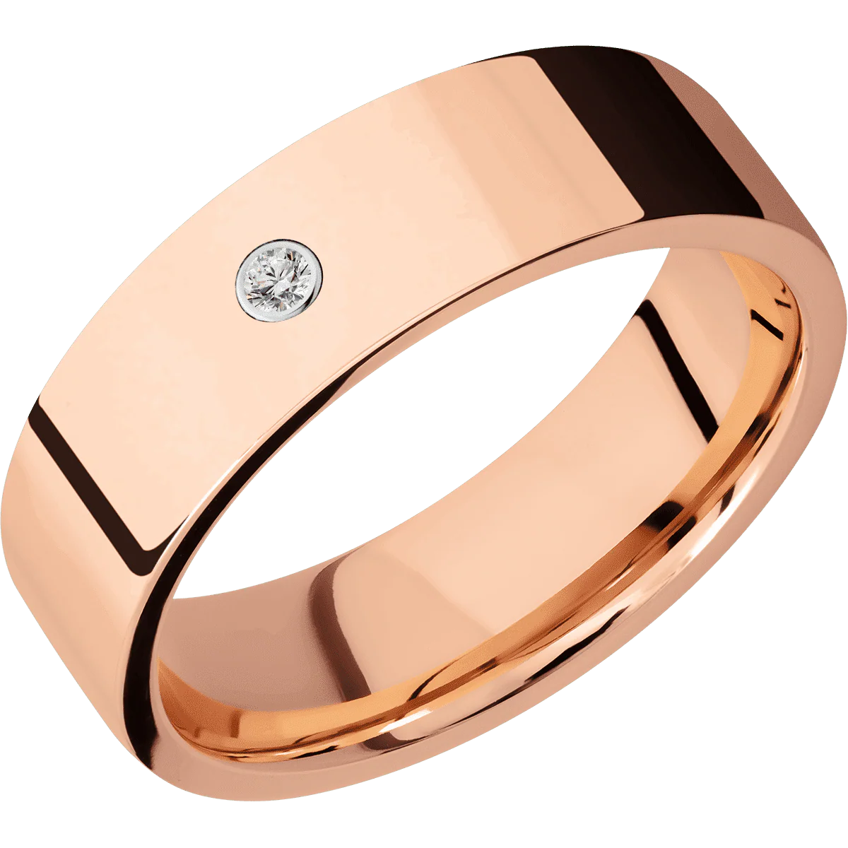 18K Rose Gold + Polish Finish - Image 2