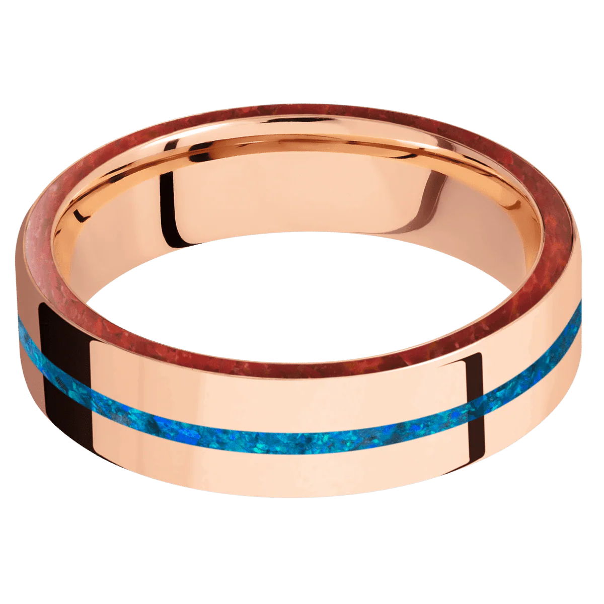 18K Rose Gold + Polish Finish - Image 3