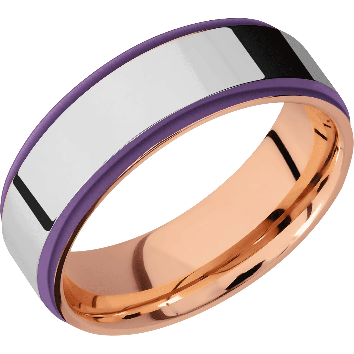 18K Rose Gold + Polish , Polish Finish - Image 2