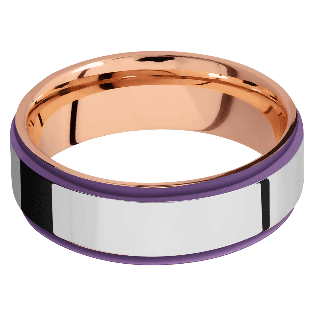 18K Rose Gold + Polish , Polish Finish - Image 3