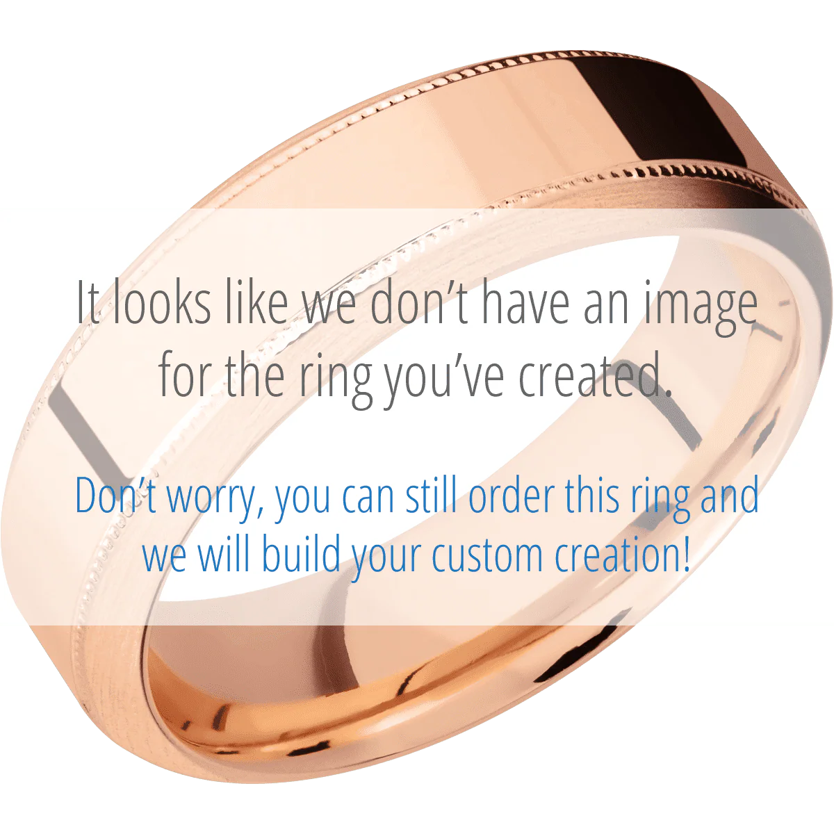 18K Rose Gold + Polish , Satin Finish - Image 2