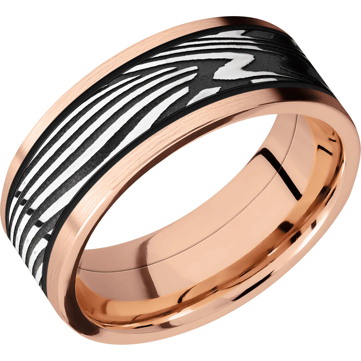 18K Rose Gold + Satin Finish - Image 2