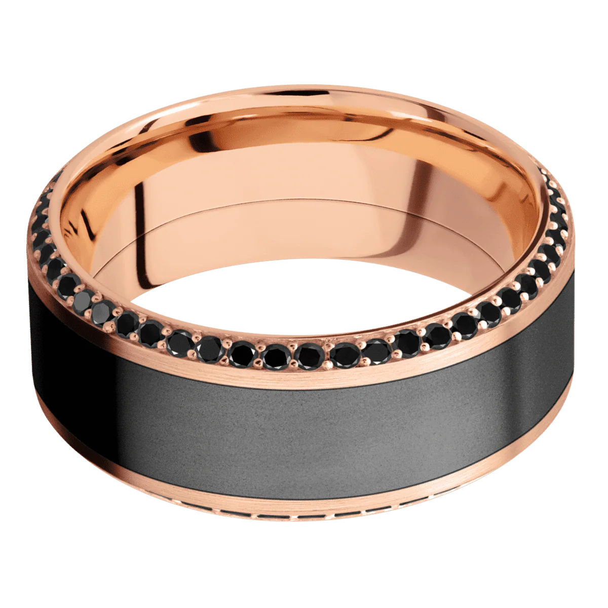 18K Rose Gold + Satin , Polish Finish - Image 3