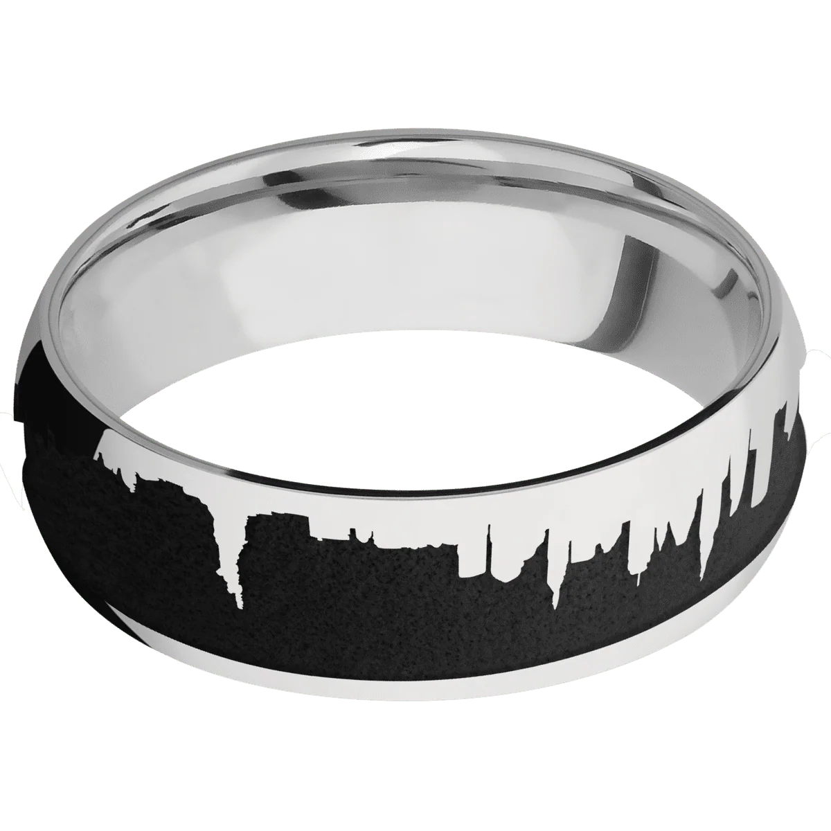 18K White Gold + Polish Finish + 14K White Gold - Image 3