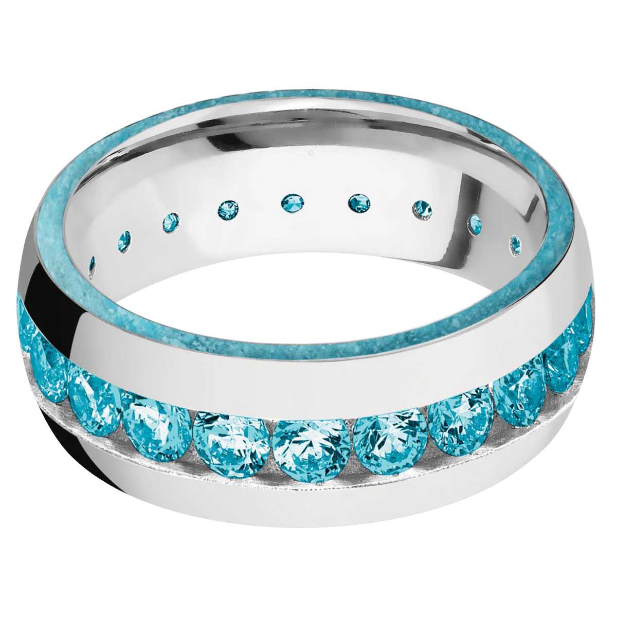 18K White Gold + Polish Finish - Image 3