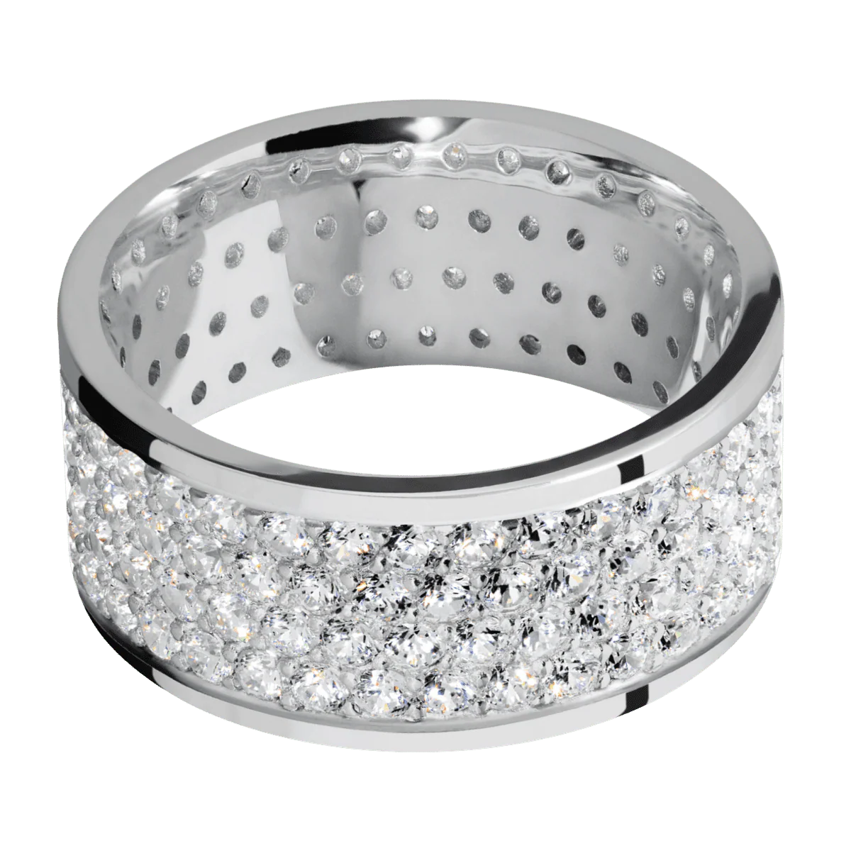 18K White Gold + Polish Finish - Image 3