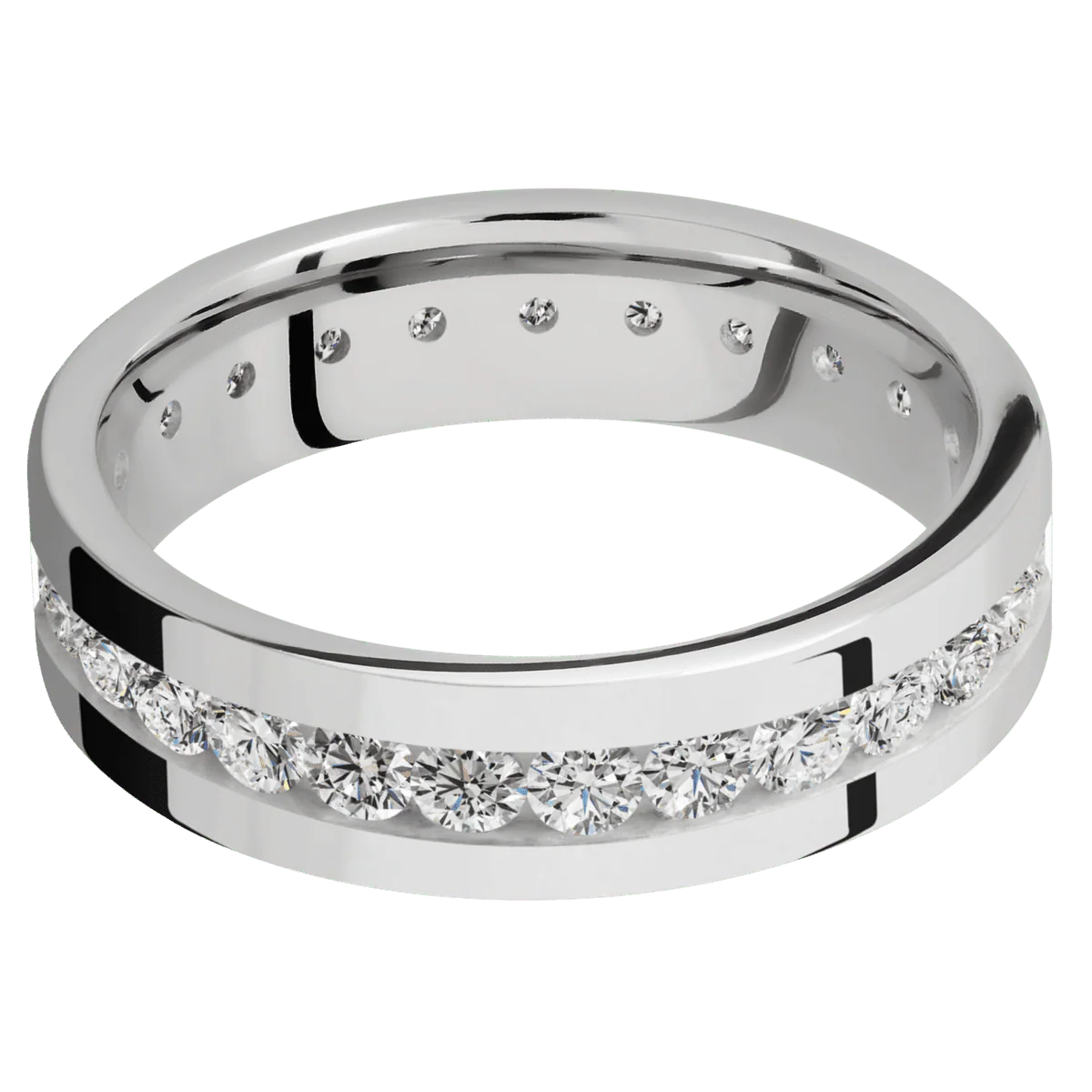 18K White Gold + Polish Finish - Image 3