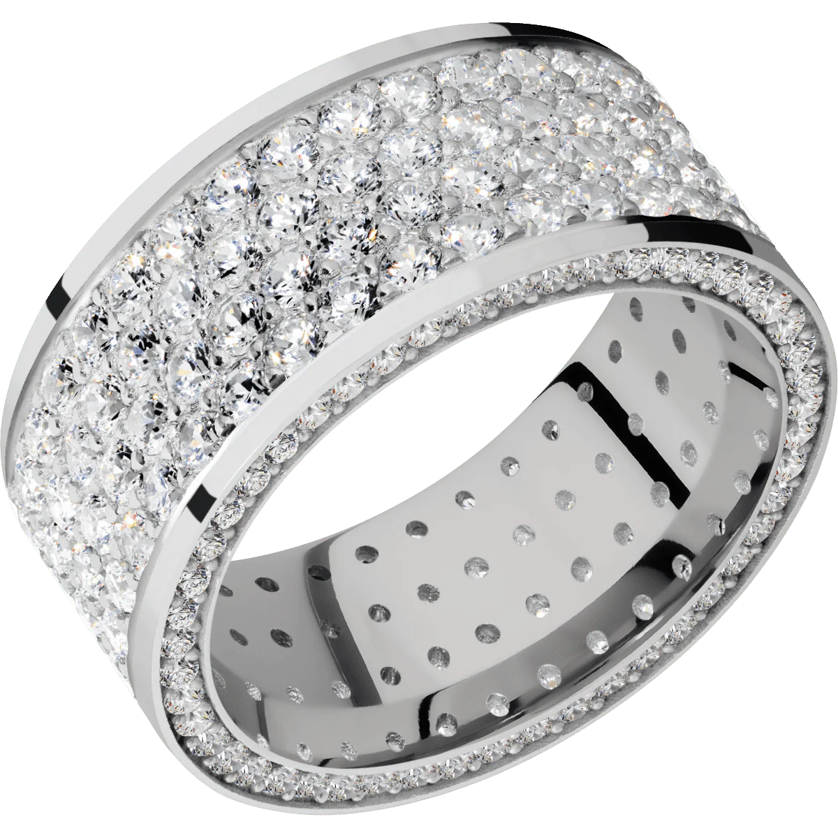18K White Gold + Polish Finish - Image 2