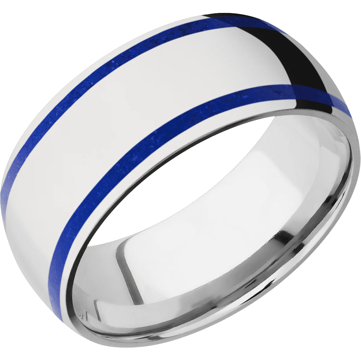 18K White Gold + Polish Finish - Image 2