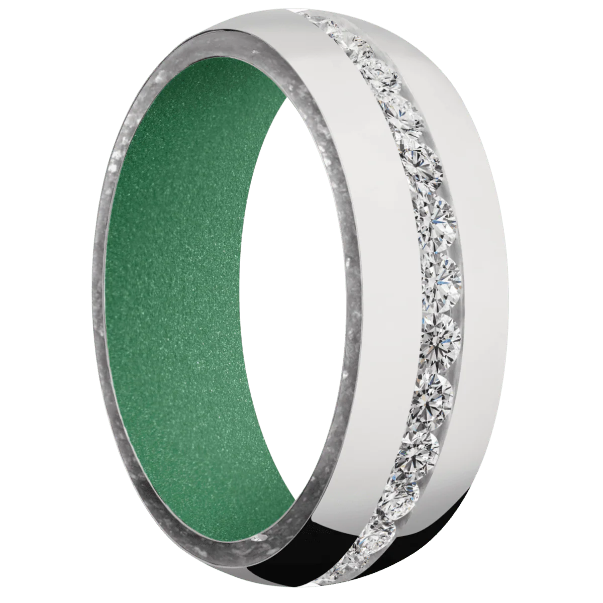 18K White Gold + Polish Finish + Squatch
