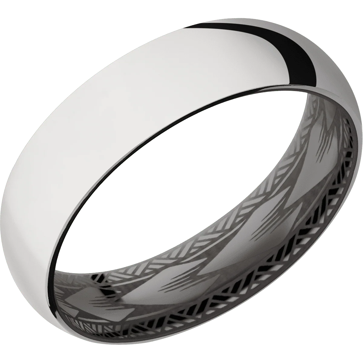 18K White Gold + Polish Finish + Tantalum Noir - Image 2