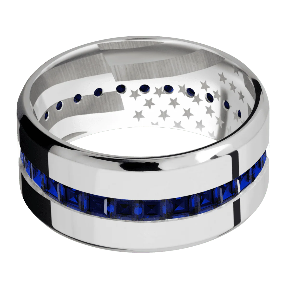 18K White Gold + Polish , Polish Finish - Image 3