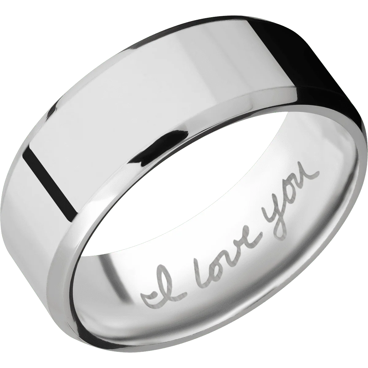 18K White Gold + Polish , Polish Finish - Image 2