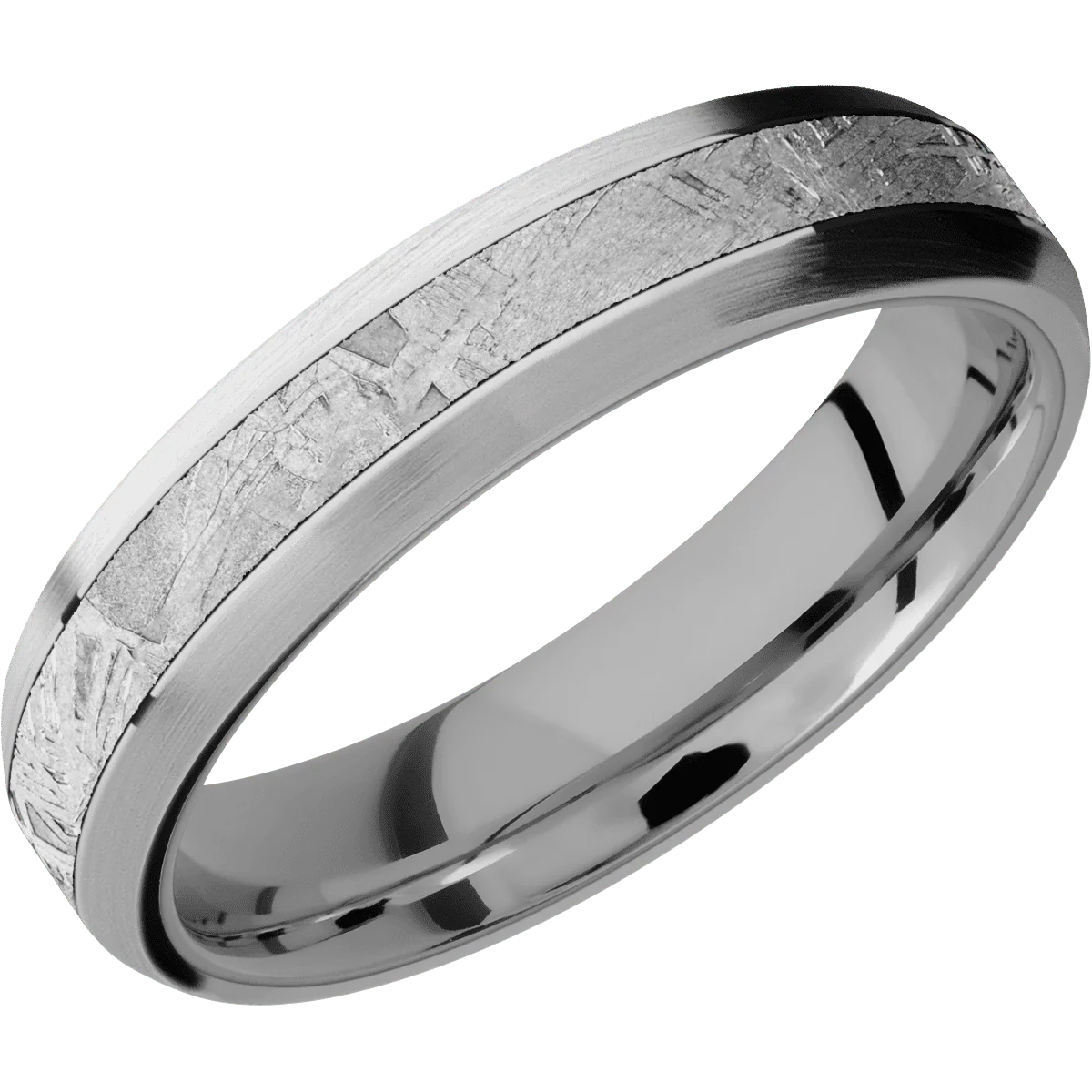 18K White Gold + Polish , Satin Finish + Titanium - Image 2