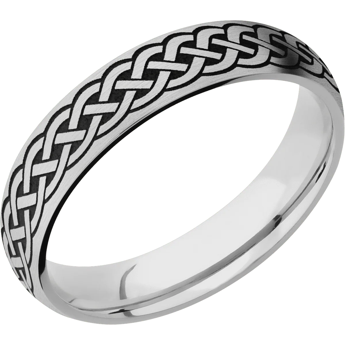 18K White Gold + Satin Finish - Image 2
