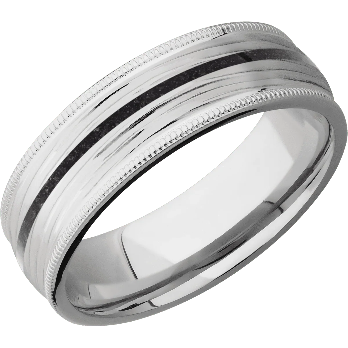 18K White Gold + Treebark3 Finish - Image 2